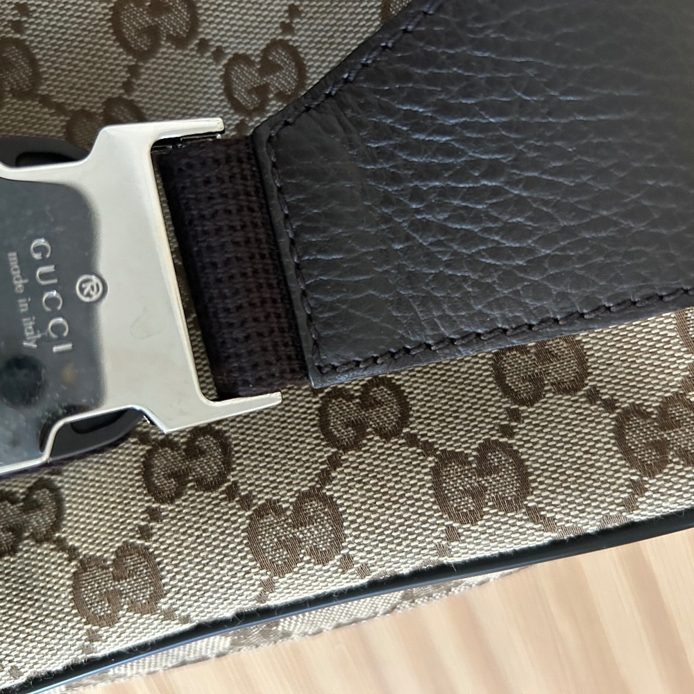 Gucci Original GG Canvas Beige Fanny Pack Belt Bag